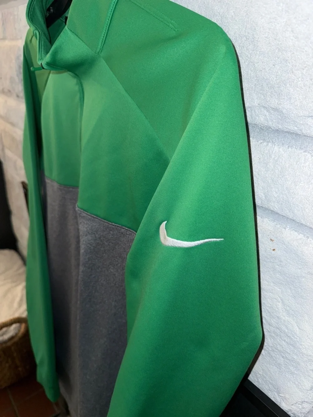 Nike golf Half-Zip fleece Pullover activewear athleisure sporty women’s SZ L